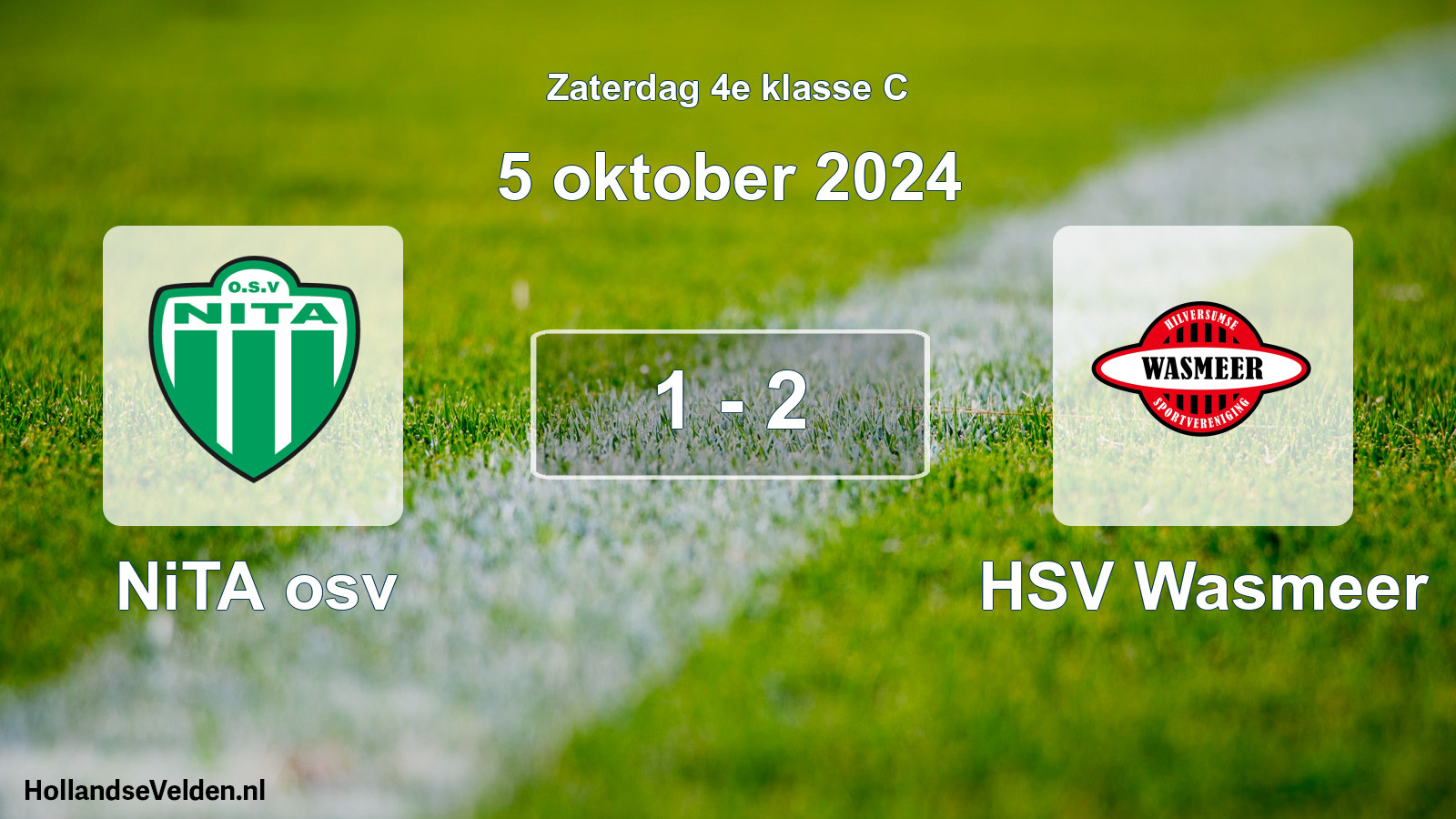 Total number of matches played: NiTA osv - HSV Wasmeer 1 - 2 (5 October 2024)