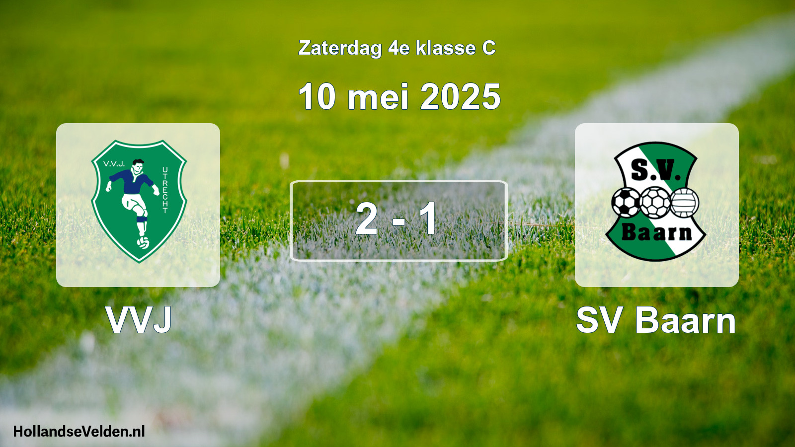 Total number of matches played: VVJ - SV Baarn 2 - 1 (10 May 2025)