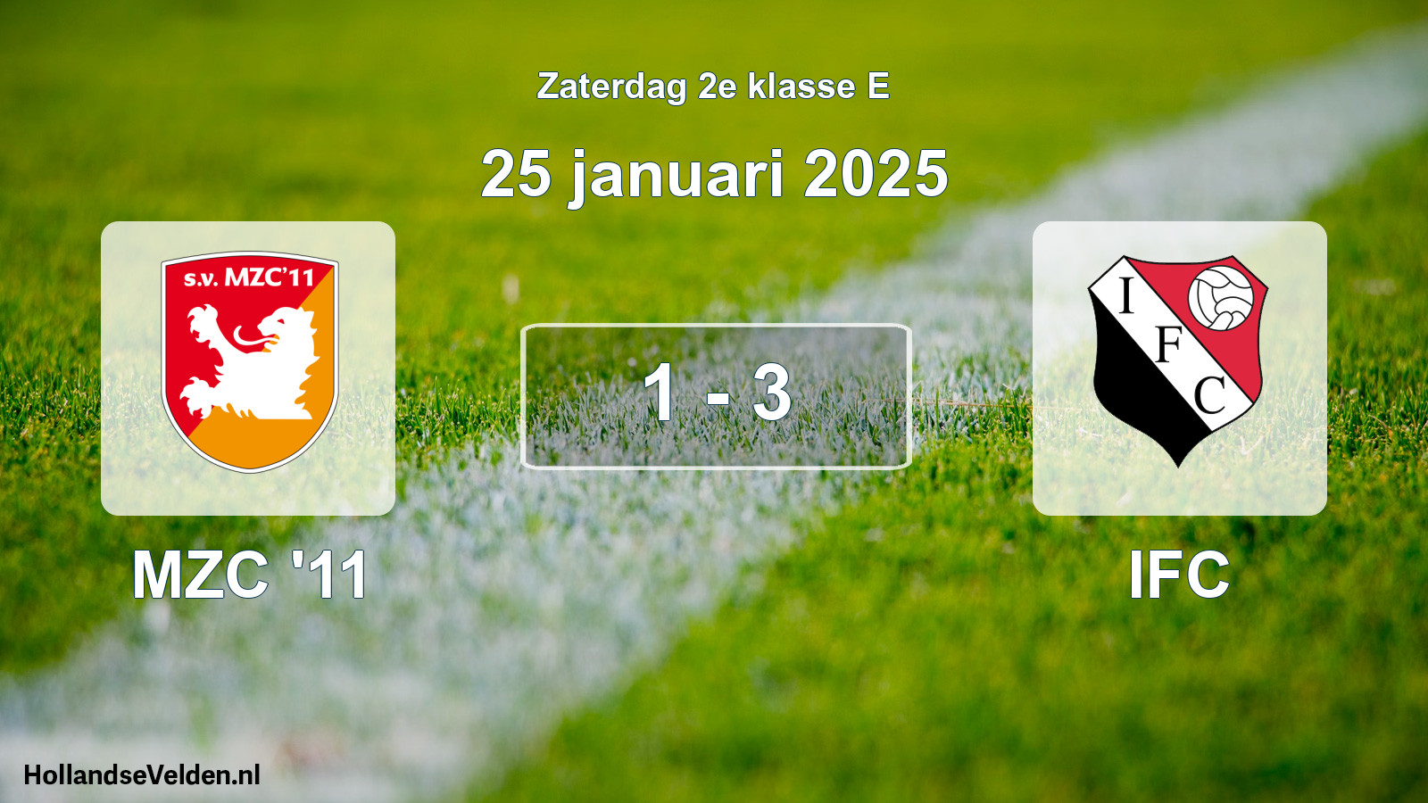 Total number of matches played: MZC '11 - IFC 1 - 3 (25 January 2025)
