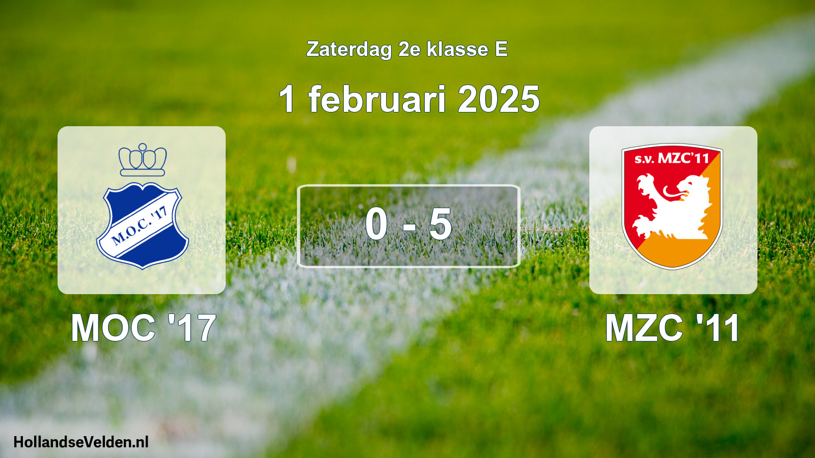 Total number of matches played: MOC '17 - MZC '11 0 - 5 (1 February 2025)