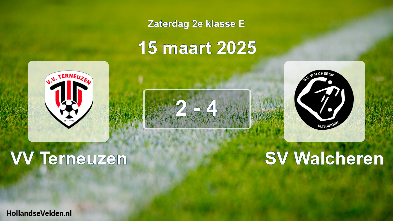 Total number of matches played: VV Terneuzen - SV Walcheren 2 - 4 (15 March 2025)