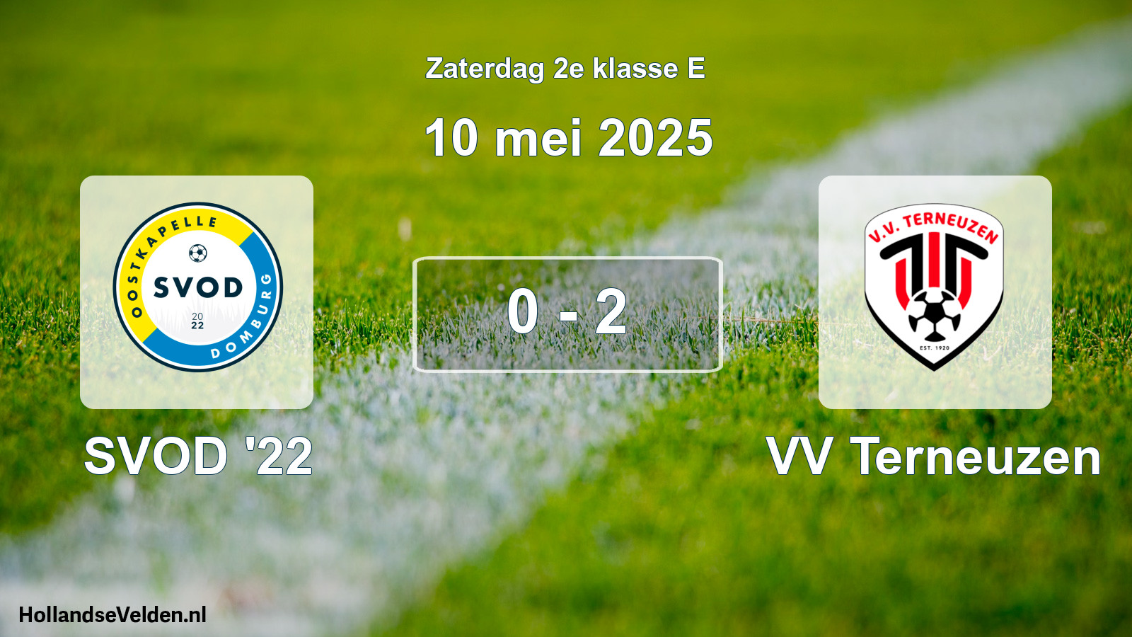 Total number of matches played: SVOD '22 - VV Terneuzen 0 - 2 (10 May 2025)