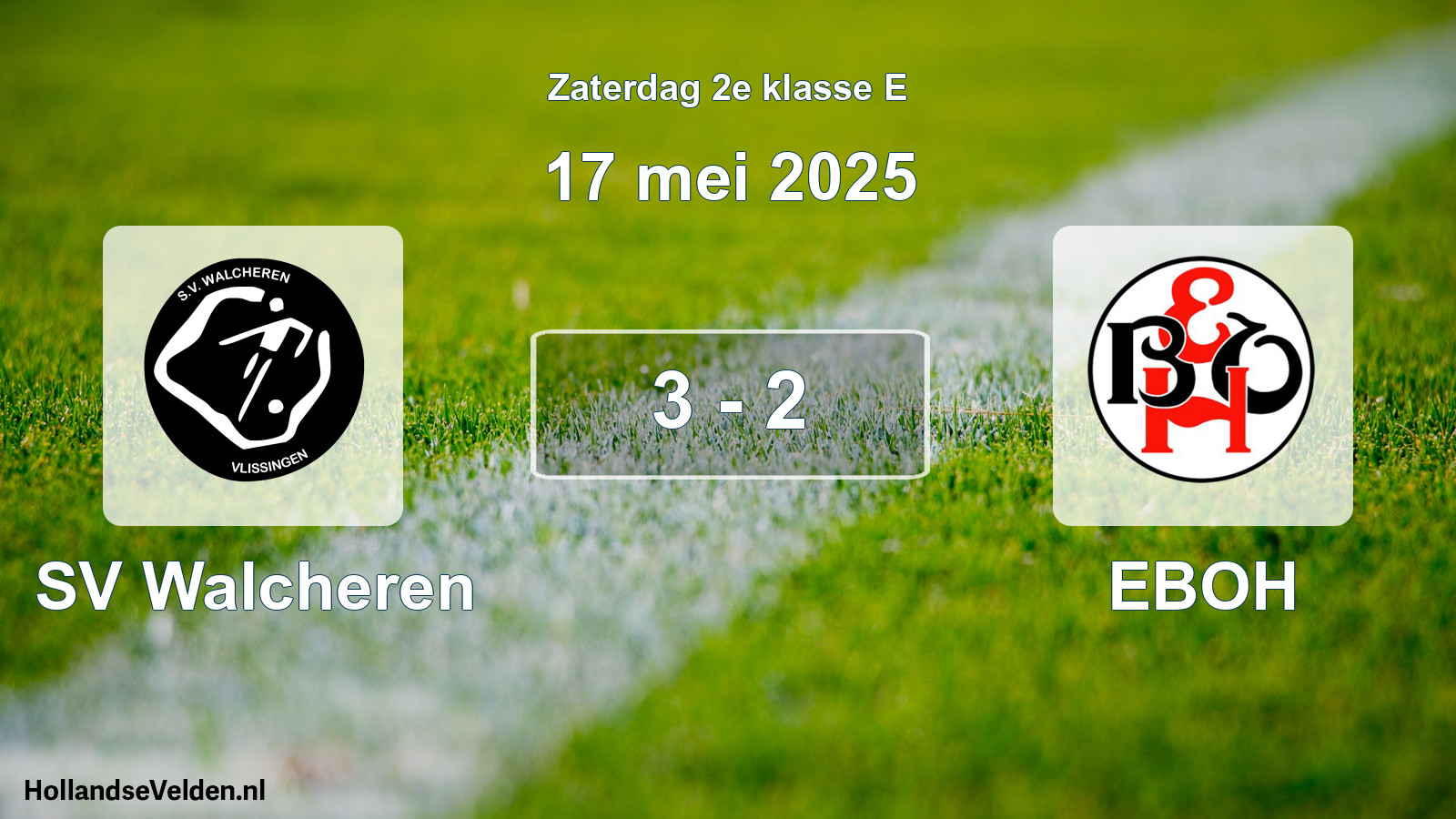 Total number of matches played: SV Walcheren - EBOH 3 - 2 (17 May 2025)