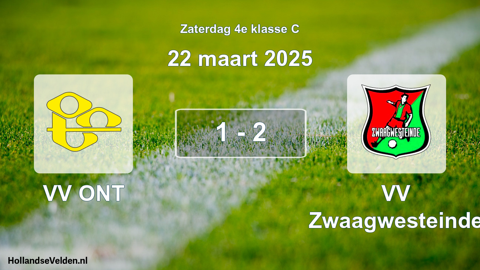 Total number of matches played: VV ONT - VV Zwaagwesteinde 1 - 2 (22 March 2025)