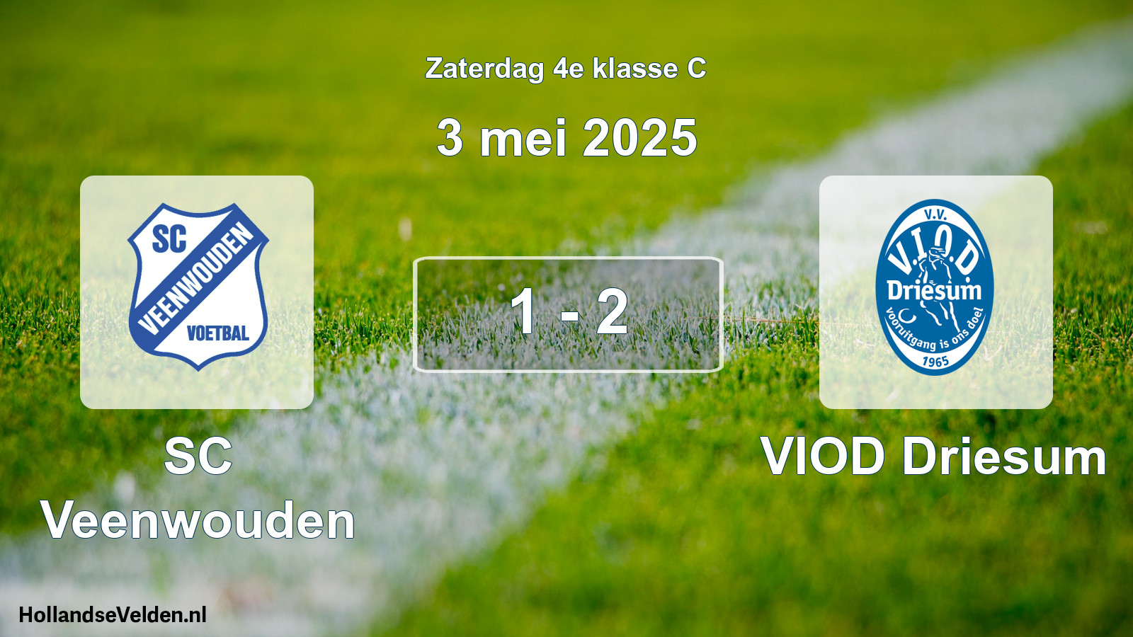 Total number of matches played: SC Veenwouden - VIOD Driesum 1 - 2 (3 May 2025)