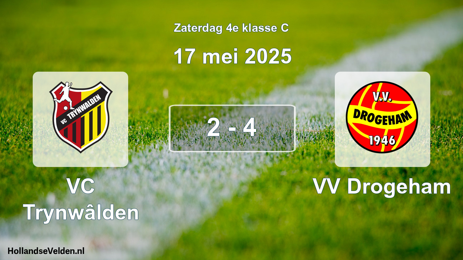 Total number of matches played: VC Trynwâlden - VV Drogeham 2 - 4 (17 May 2025)