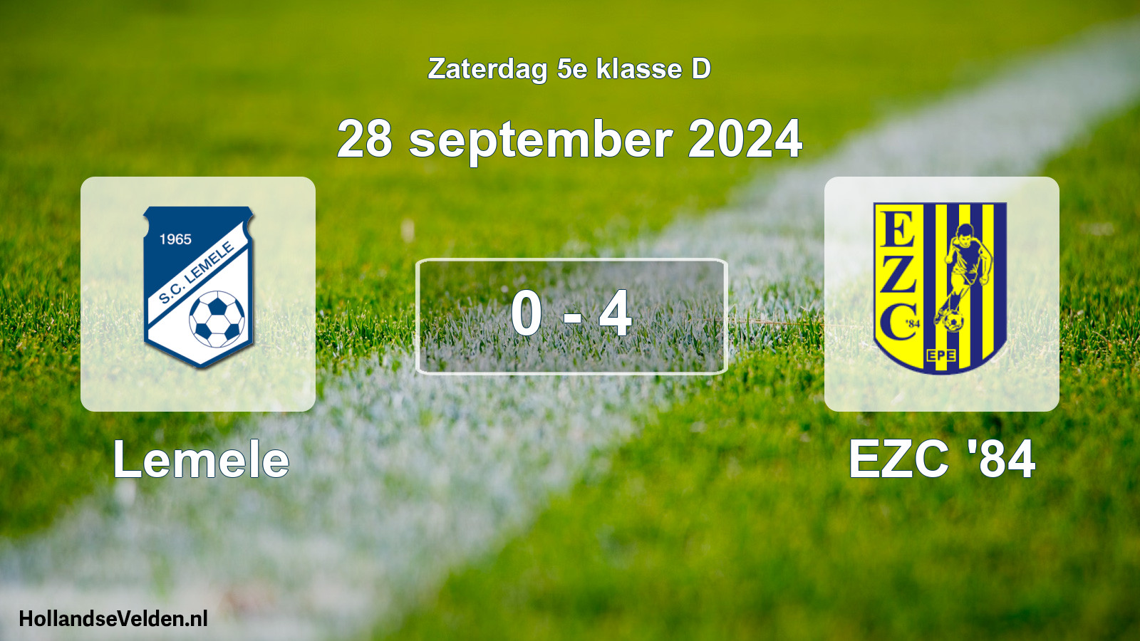 Total number of matches played: Lemele - EZC '84 0 - 4 (28 September 2024)