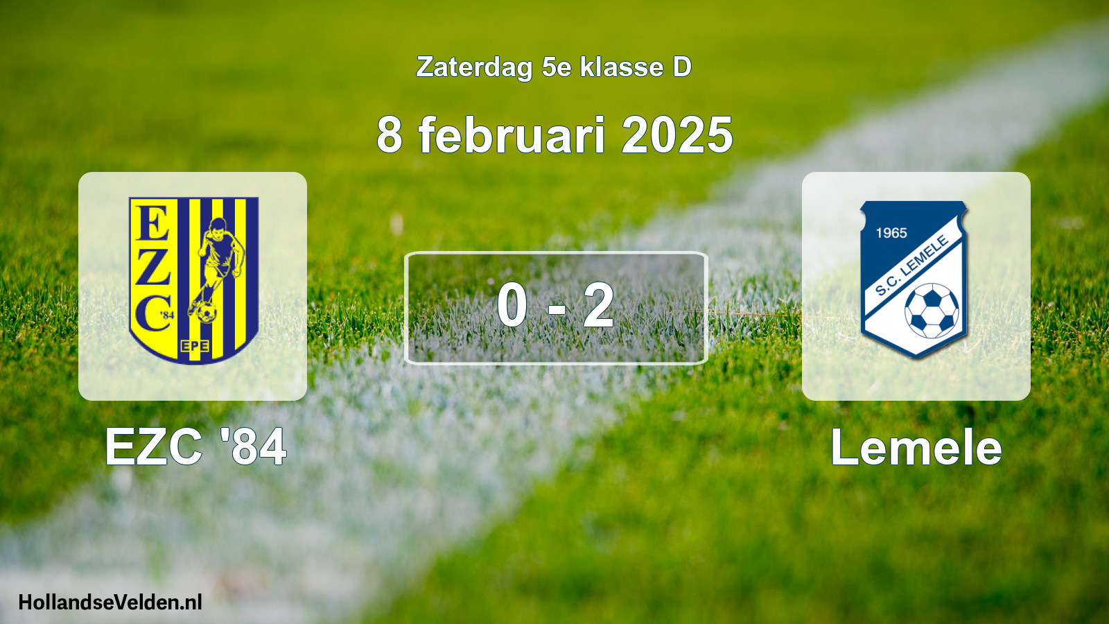 Total number of matches played: EZC '84 - Lemele 0 - 2 (8 February 2025)