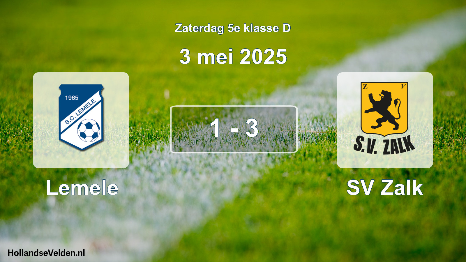 Total number of matches played: Lemele - SV Zalk 1 - 3 (3 May 2025)