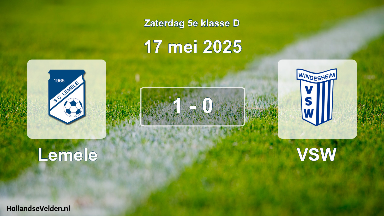 Total number of matches played: Lemele - VSW 1 - 0 (17 May 2025)