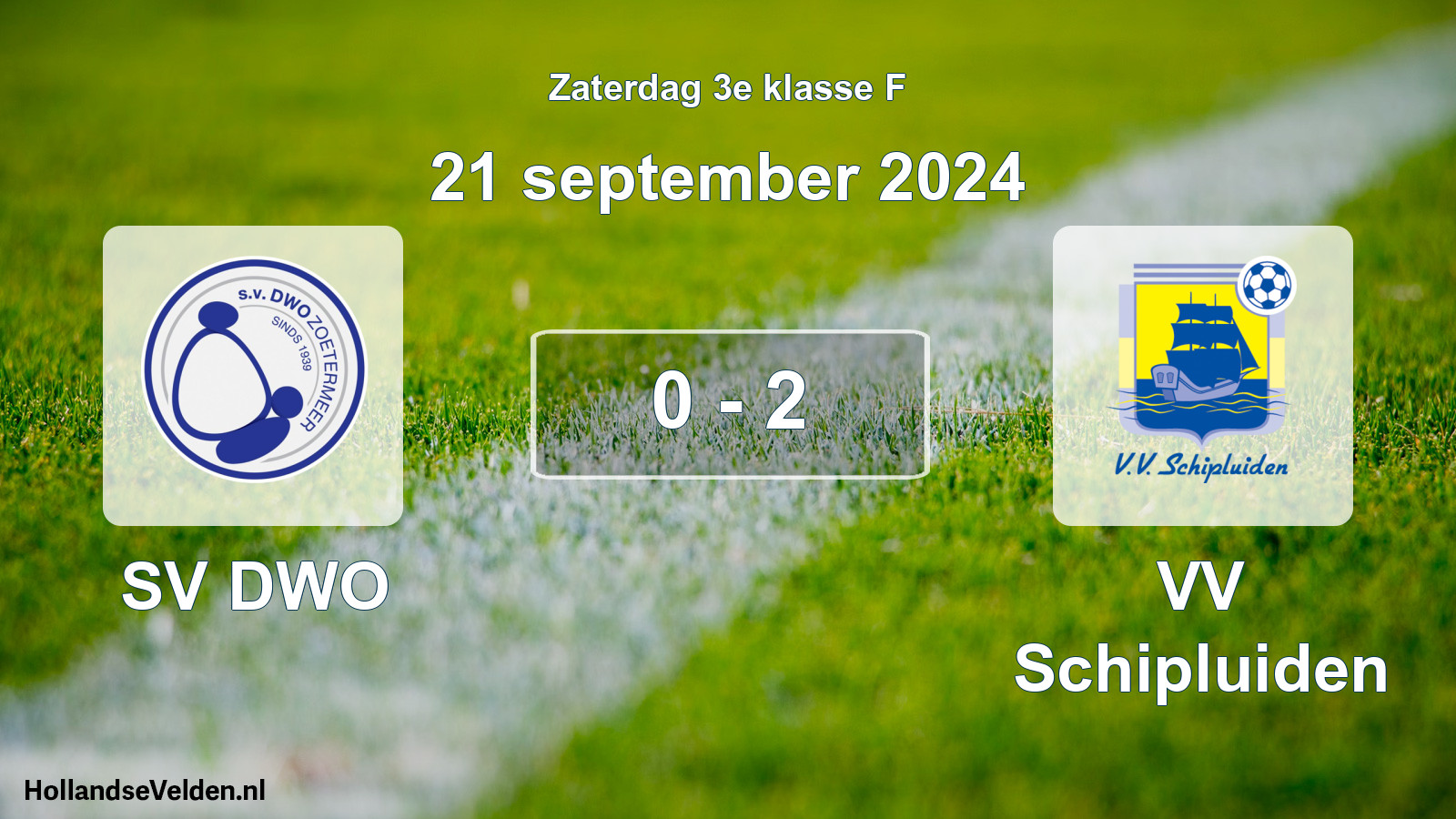 Total number of matches played: SV DWO - VV Schipluiden 0 - 2 (21 September 2024)