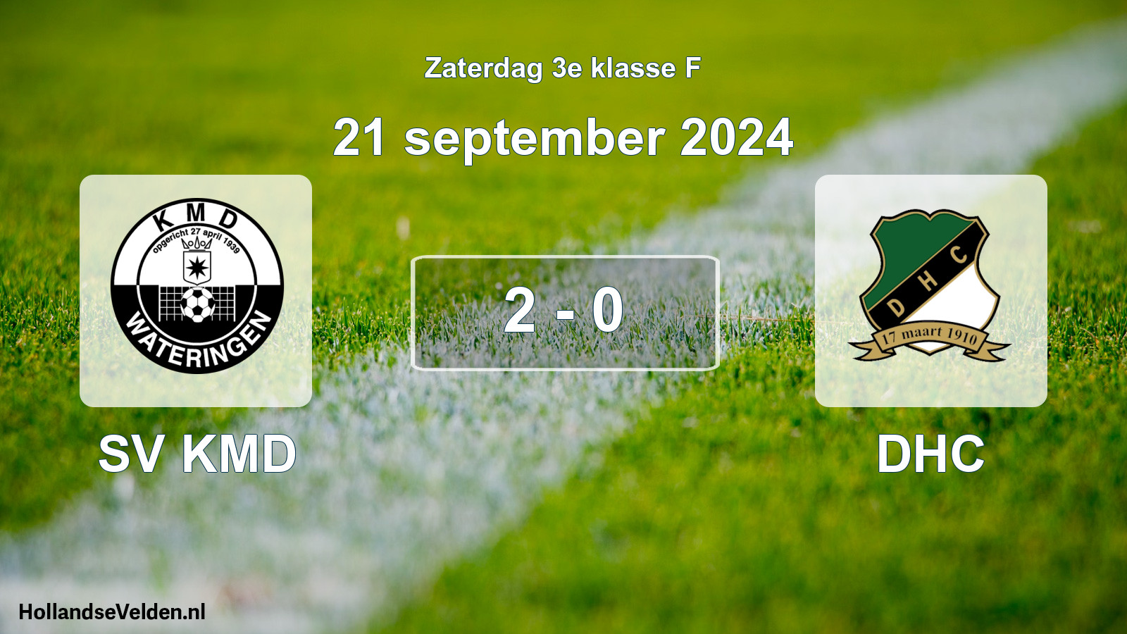Total number of matches played: SV KMD - DHC 2 - 0 (21 September 2024)
