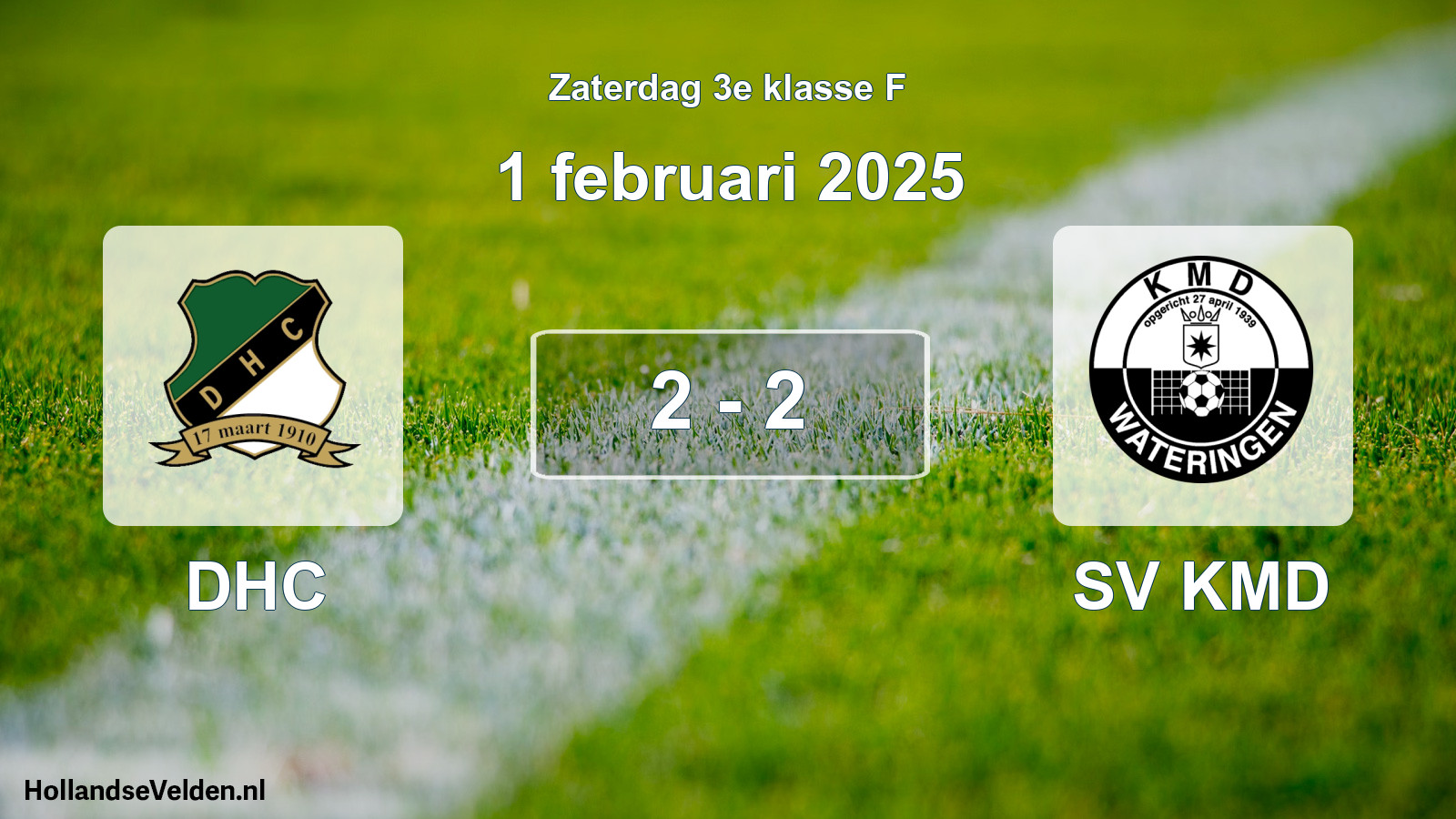 Total number of matches played: DHC - SV KMD 2 - 2 (1 February 2025)