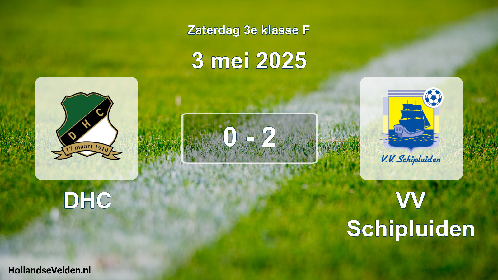 Total number of matches played: DHC - VV Schipluiden 0 - 2 (3 May 2025)