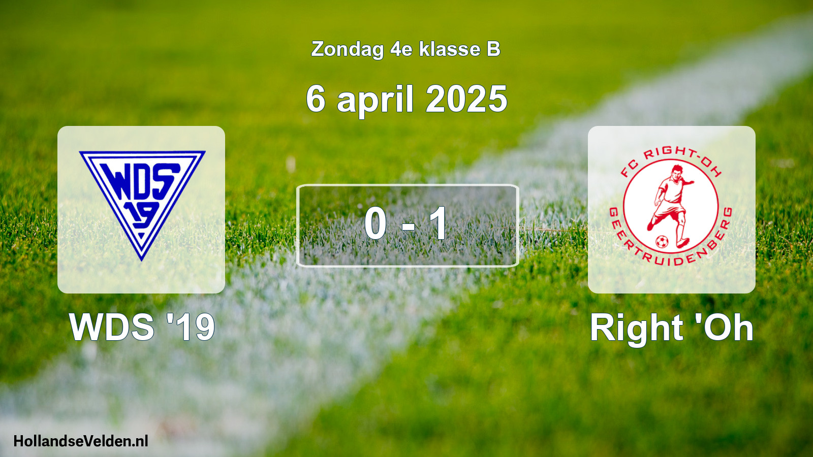 Total number of matches played: WDS '19 - Right 'Oh 0 - 1 (6 April 2025)