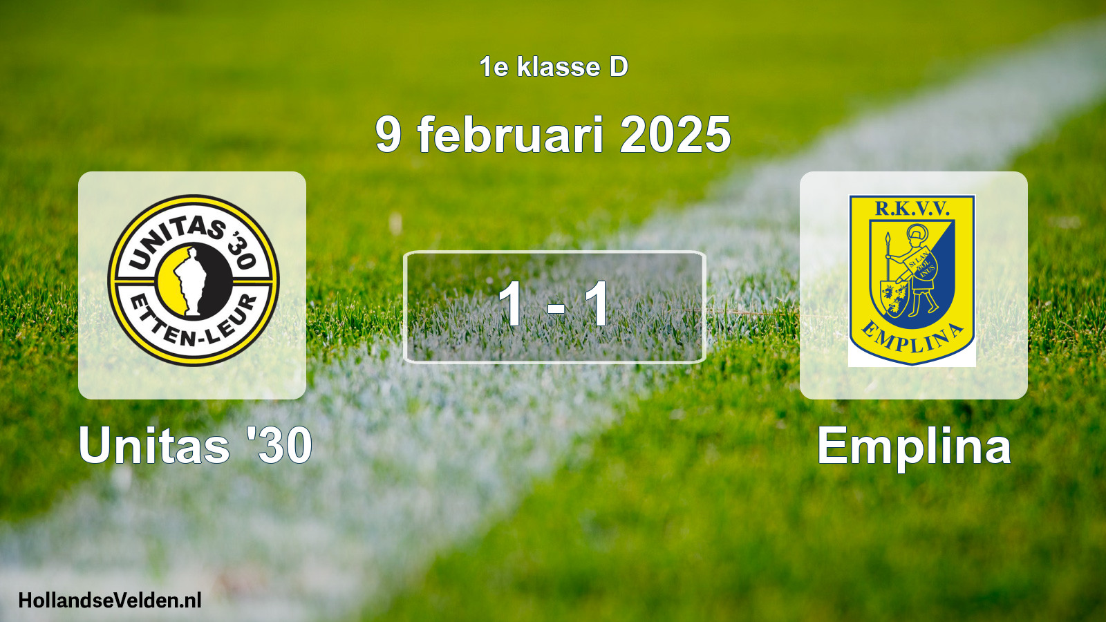 Total number of matches played: Unitas '30 - Emplina 1 - 1 (9 February 2025)