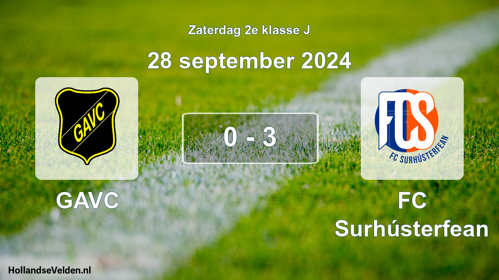Total number of matches played: GAVC - FC Surhústerfean 0 - 3 (28 September 2024)