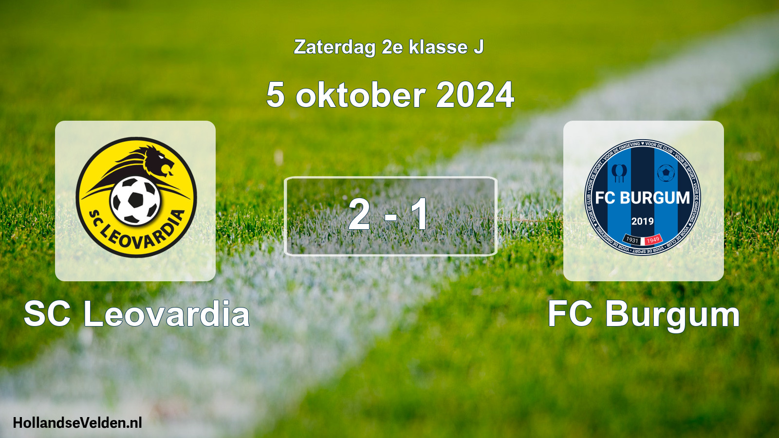 Total number of matches played: SC Leovardia - FC Burgum 2 - 1 (5 October 2024)