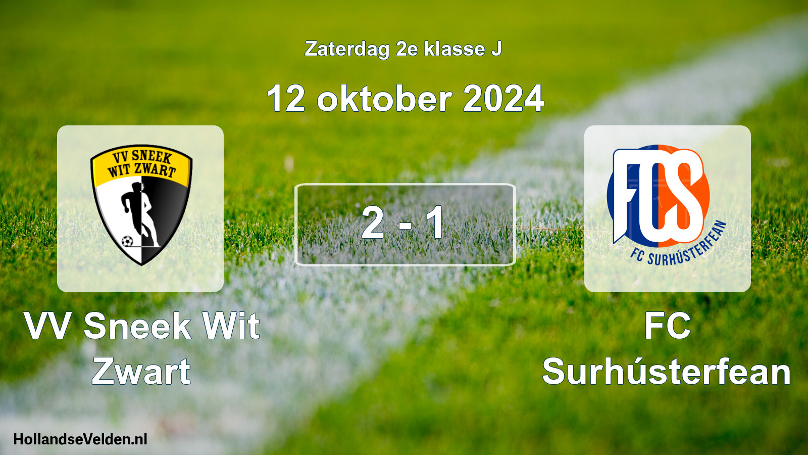 Total number of matches played: VV Sneek Wit Zwart - FC Surhústerfean 2 - 1 (12 October 2024)