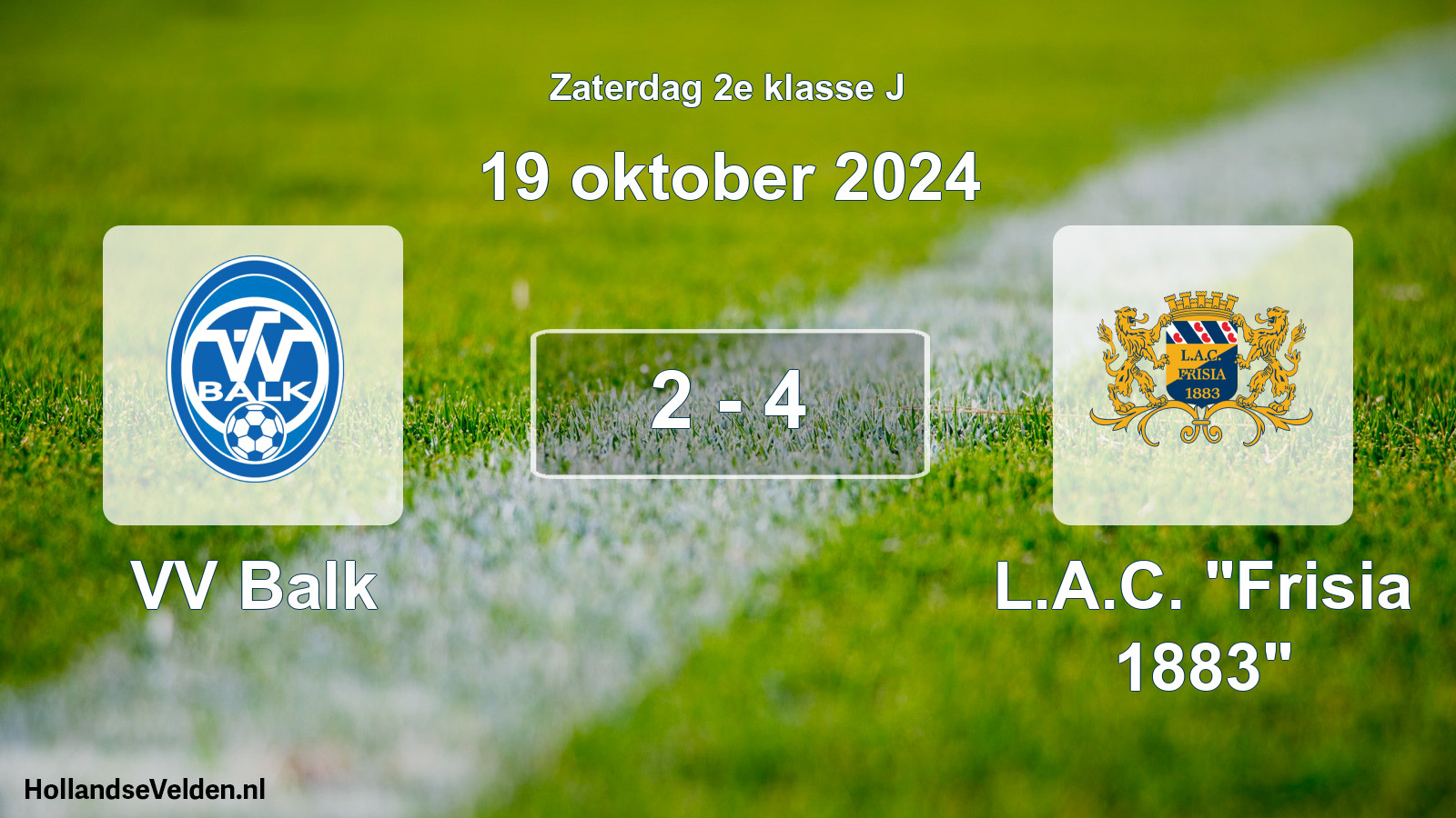 Total number of matches played: VV Balk - L.A.C. 