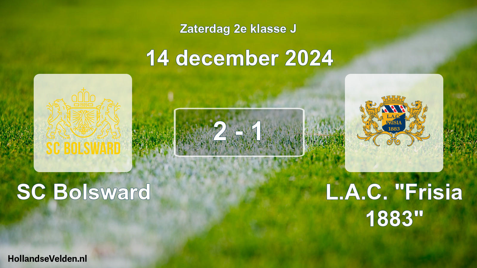 Total number of matches played: SC Bolsward - L.A.C. 