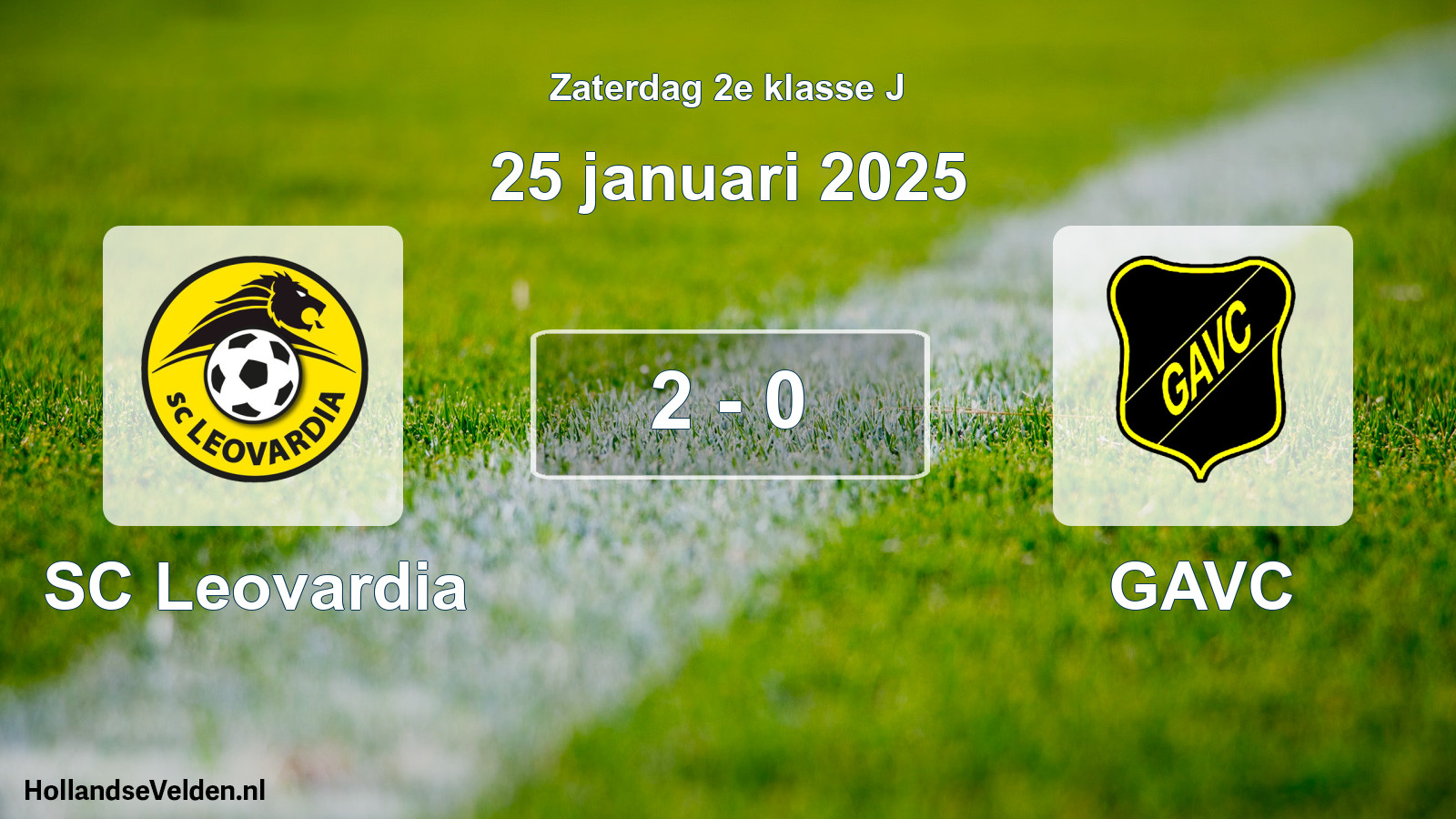 Total number of matches played: SC Leovardia - GAVC 2 - 0 (25 January 2025)