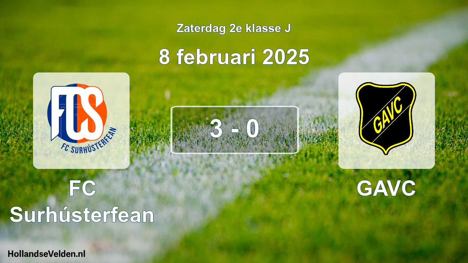 Total number of matches played: FC Surhústerfean - GAVC 3 - 0 (8 February 2025)