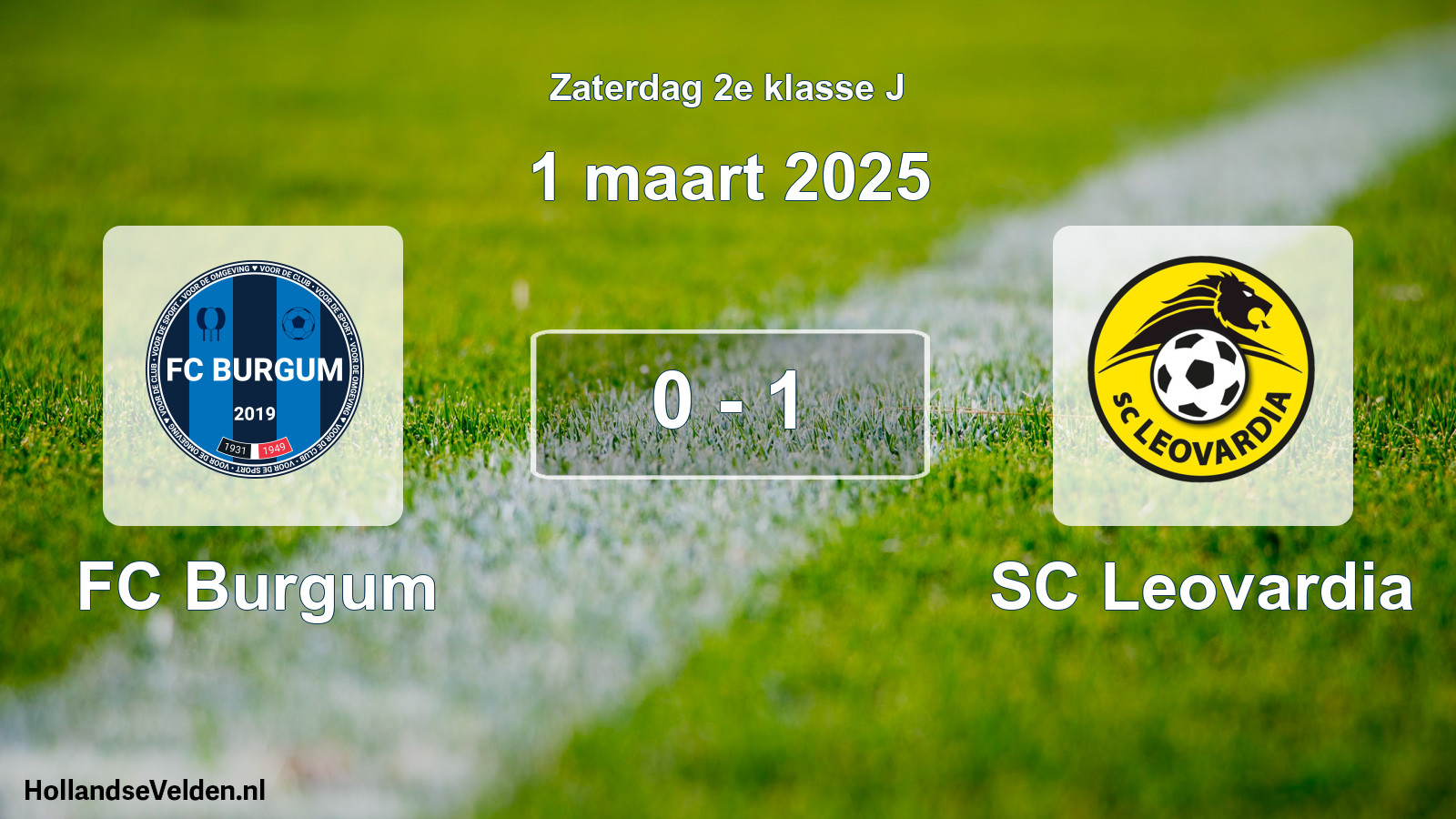 Total number of matches played: FC Burgum - SC Leovardia 0 - 1 (1 March 2025)