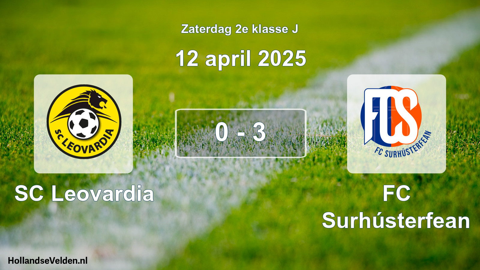Total number of matches played: SC Leovardia - FC Surhústerfean 0 - 3 (12 April 2025)