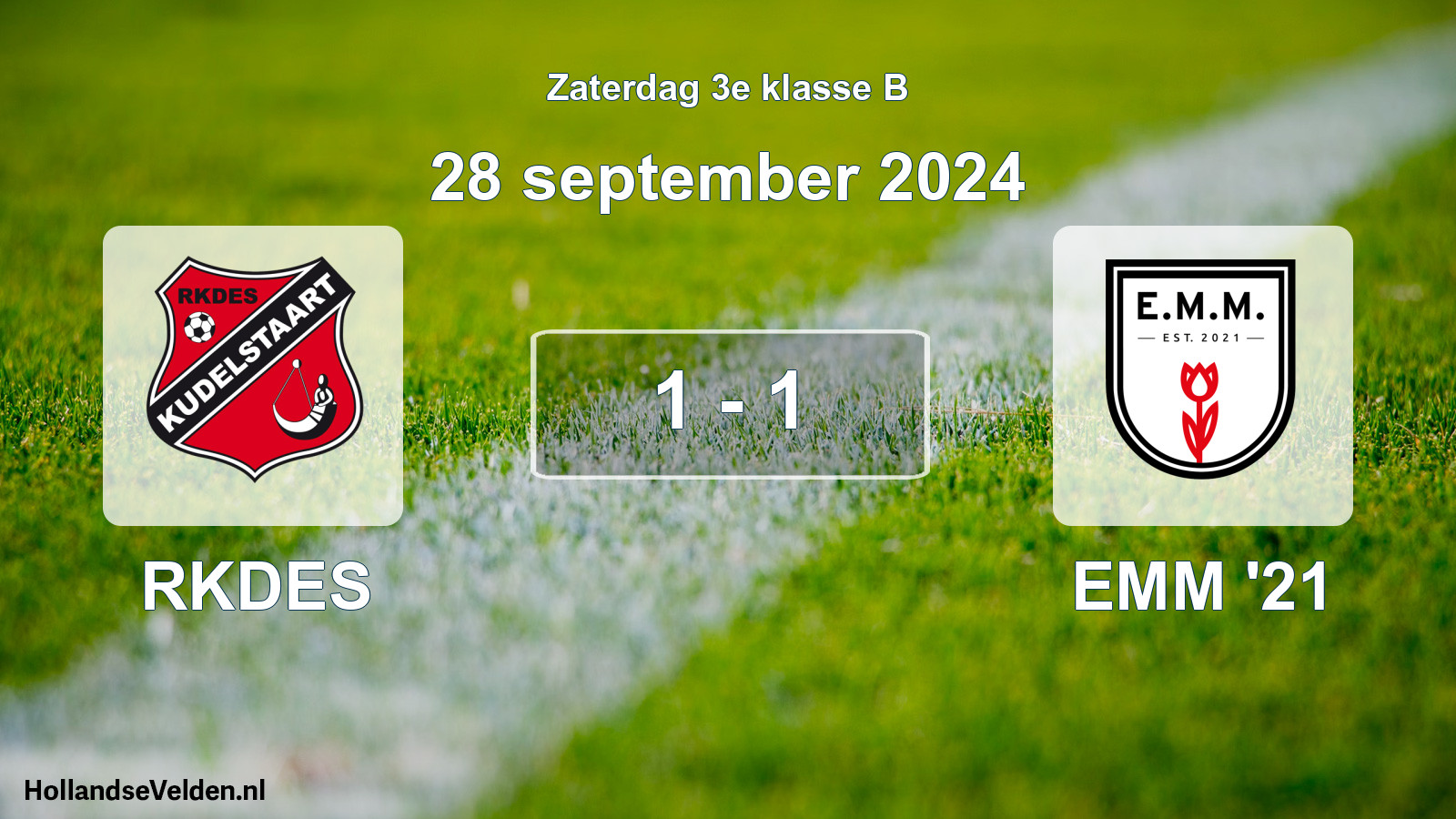 Total number of matches played: RKDES - EMM '21 1 - 1 (28 September 2024)