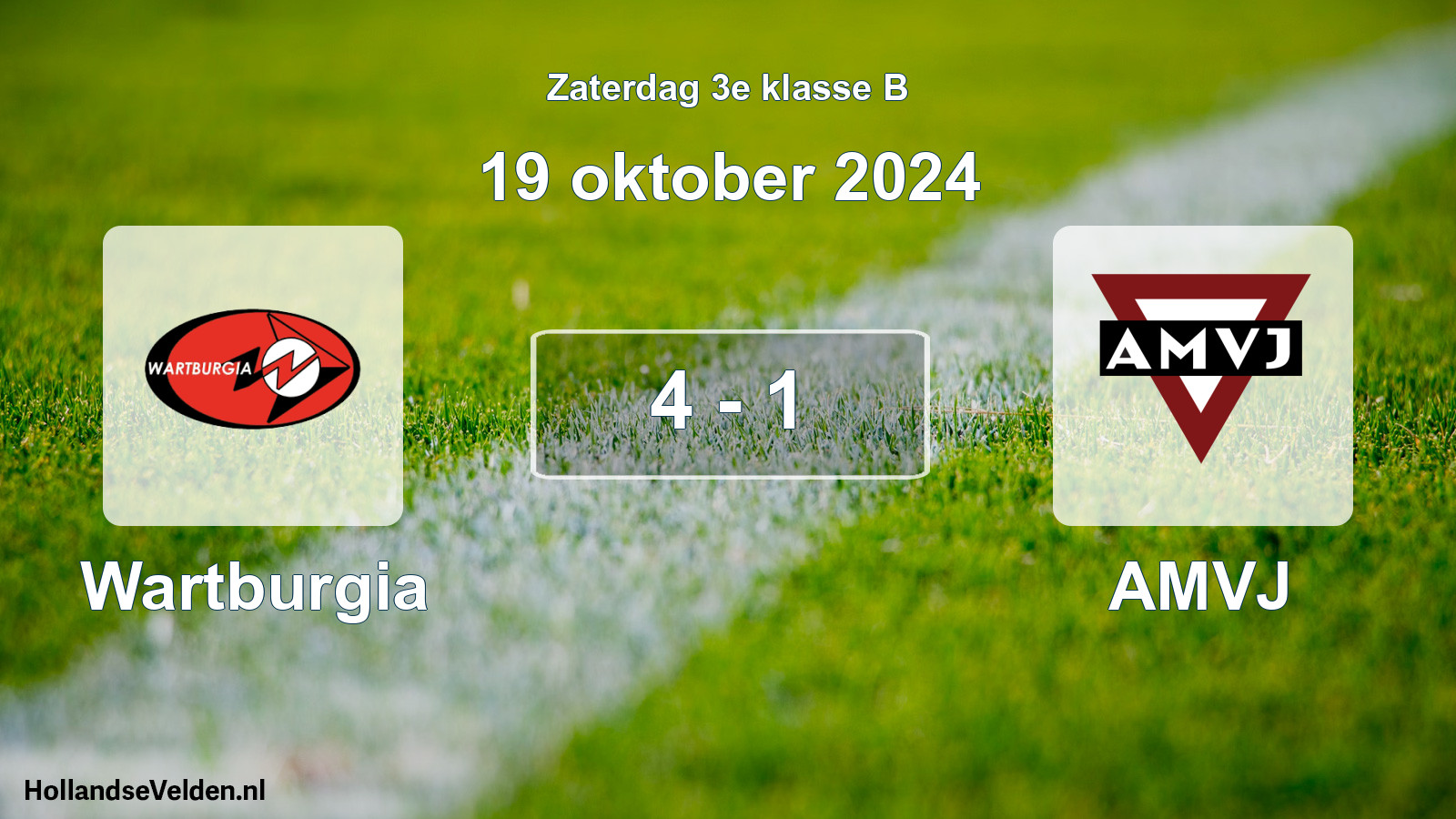 Total number of matches played: Wartburgia - AMVJ 4 - 1 (19 October 2024)