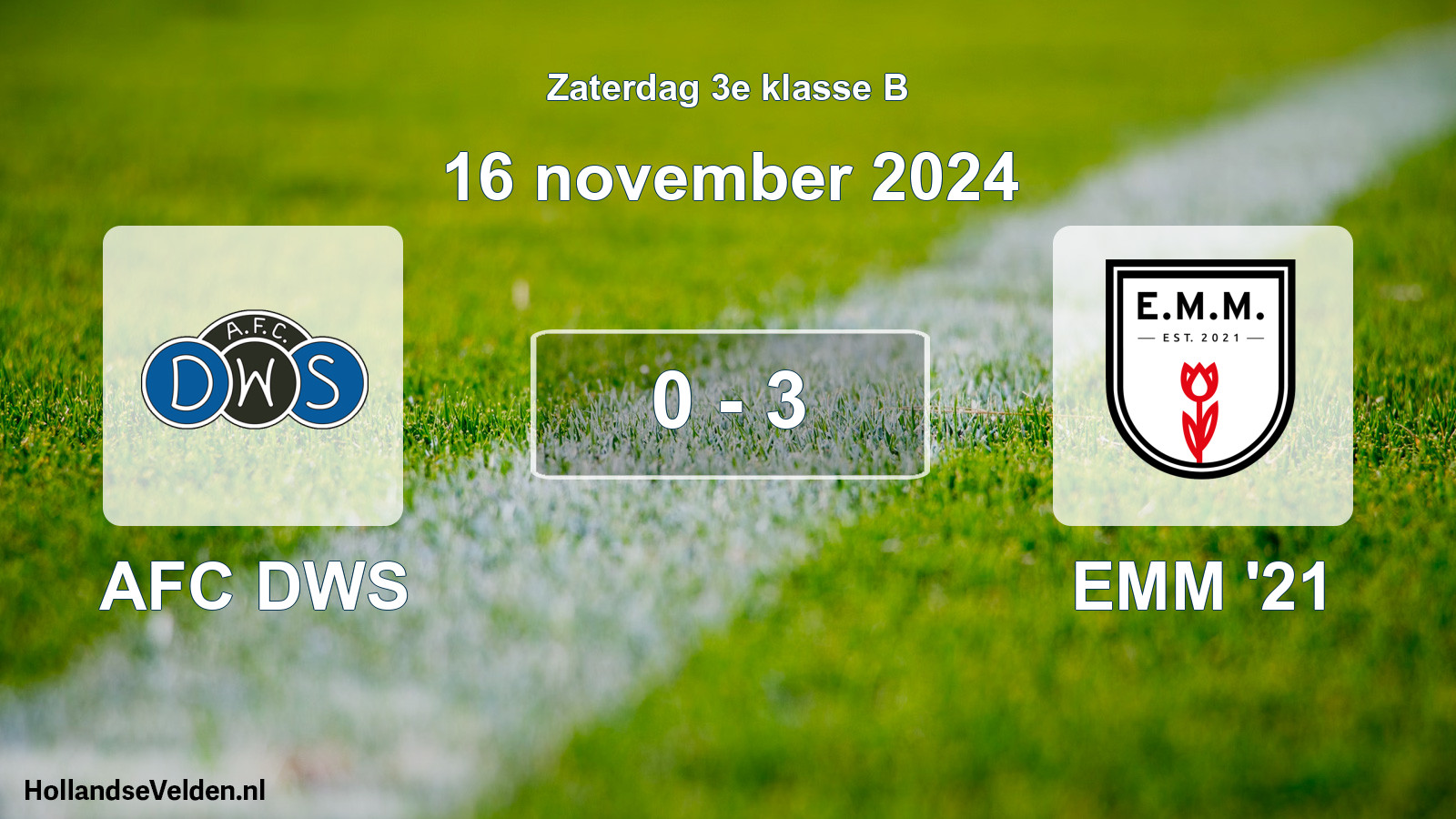Total number of matches played: AFC DWS - EMM '21 0 - 3 (16 November 2024)