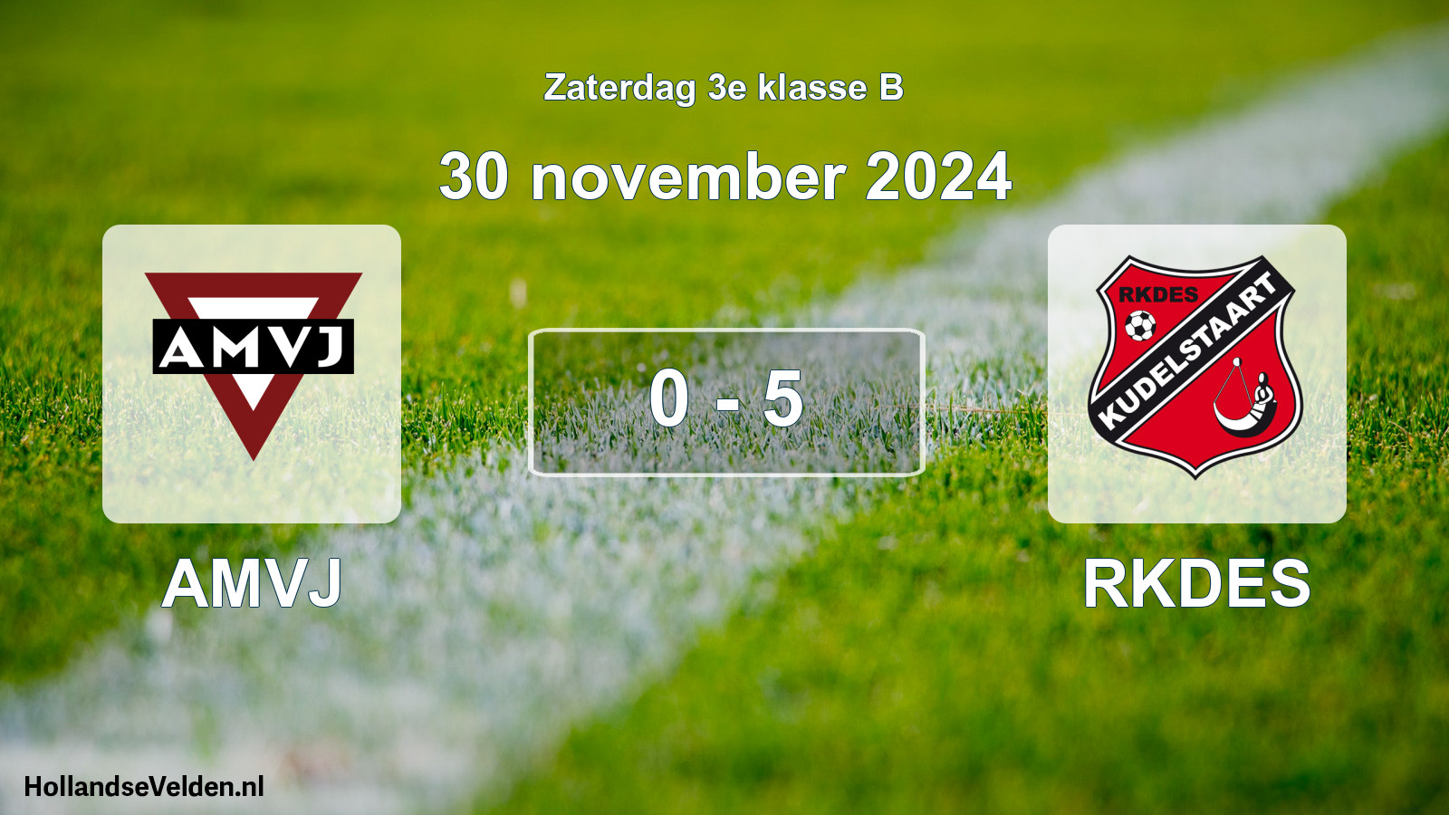 Total number of matches played: AMVJ - RKDES 0 - 5 (30 November 2024)