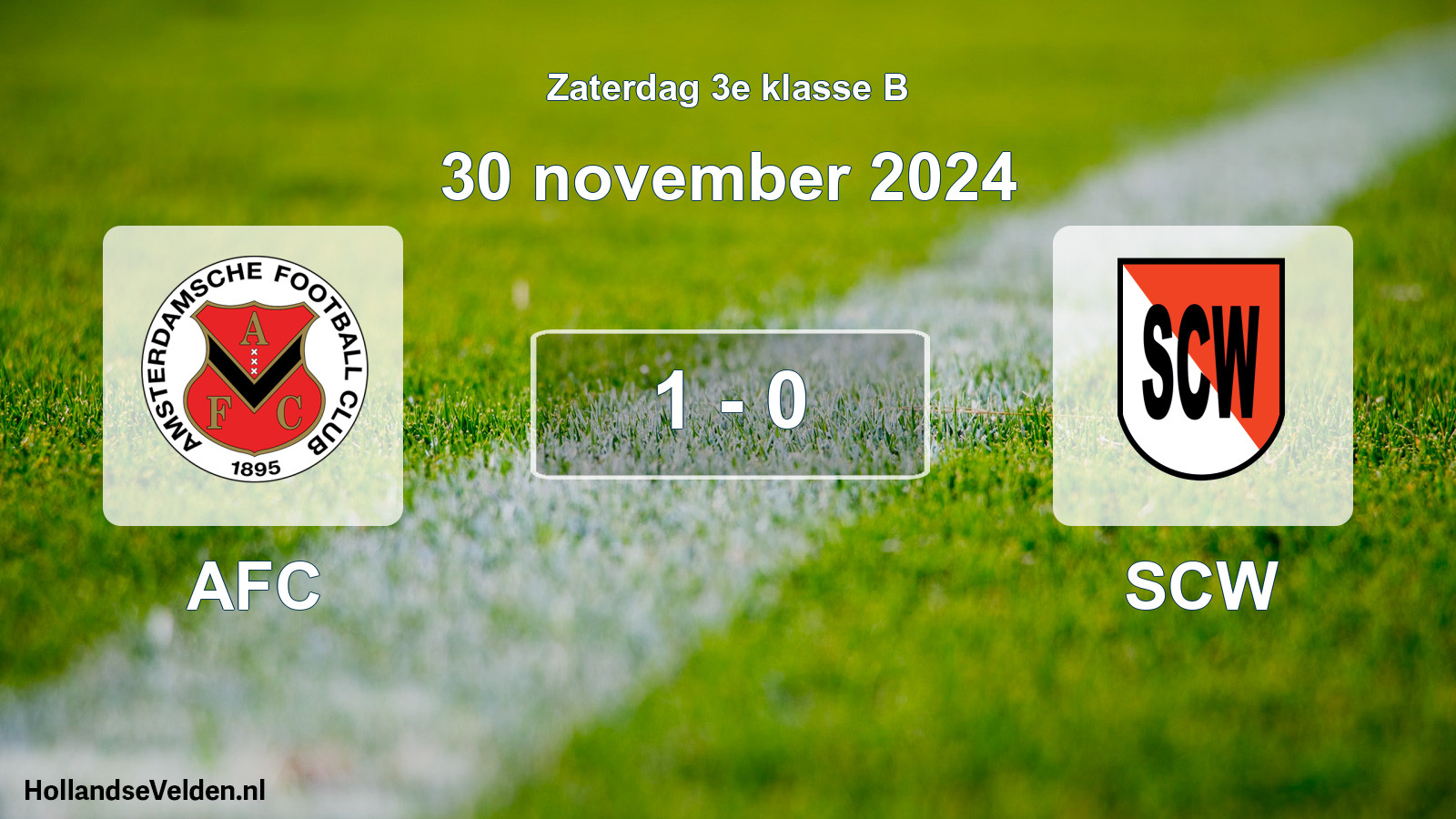 Total number of matches played: AFC - SCW 1 - 0 (30 November 2024)