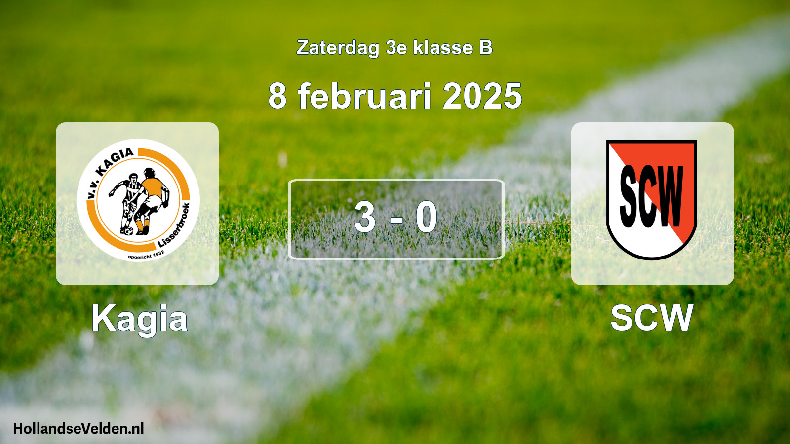 Total number of matches played: Kagia - SCW 3 - 0 (8 February 2025)