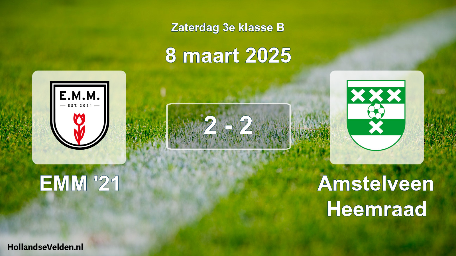 Total number of matches played: EMM '21 - Amstelveen Heemraad 2 - 2 (8 March 2025)