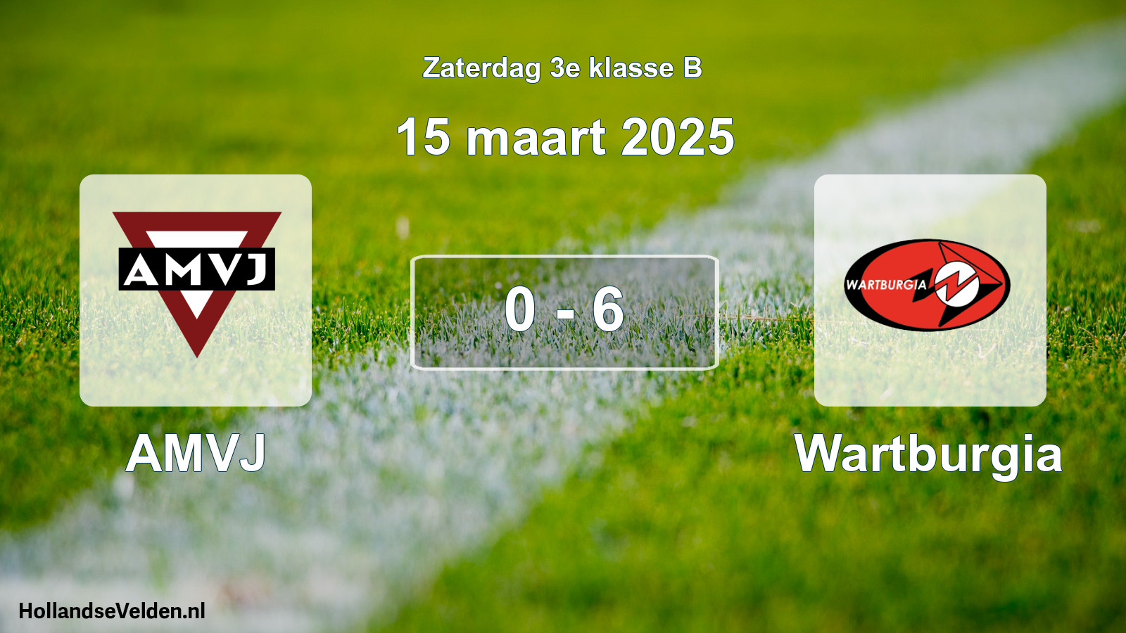 Total number of matches played: AMVJ - Wartburgia 0 - 6 (15 March 2025)