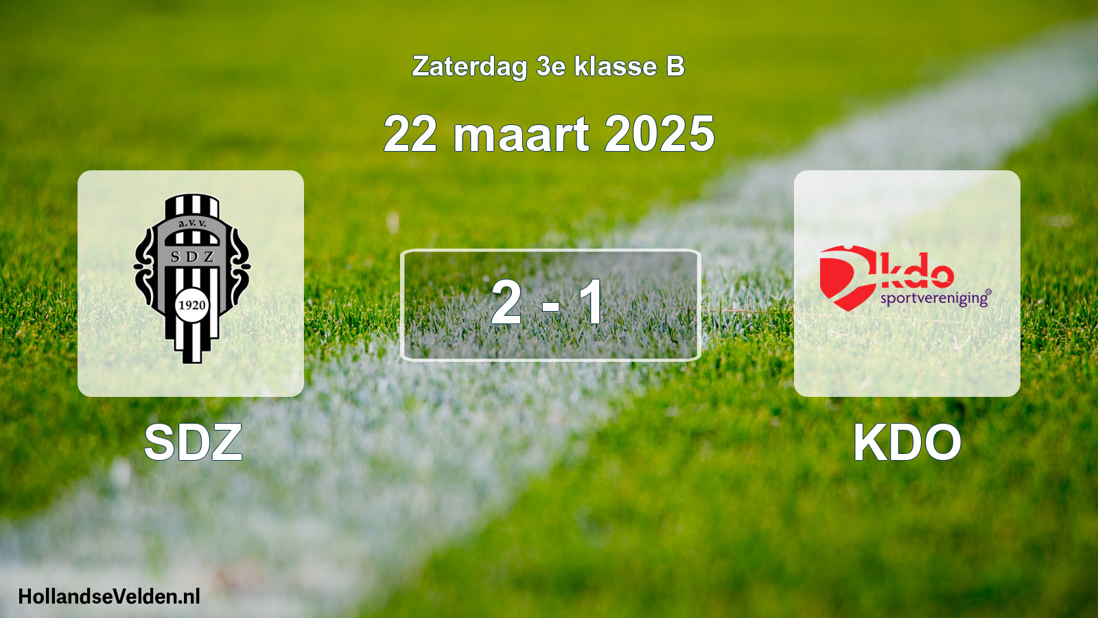 Total number of matches played: SDZ - KDO 2 - 1 (22 March 2025)