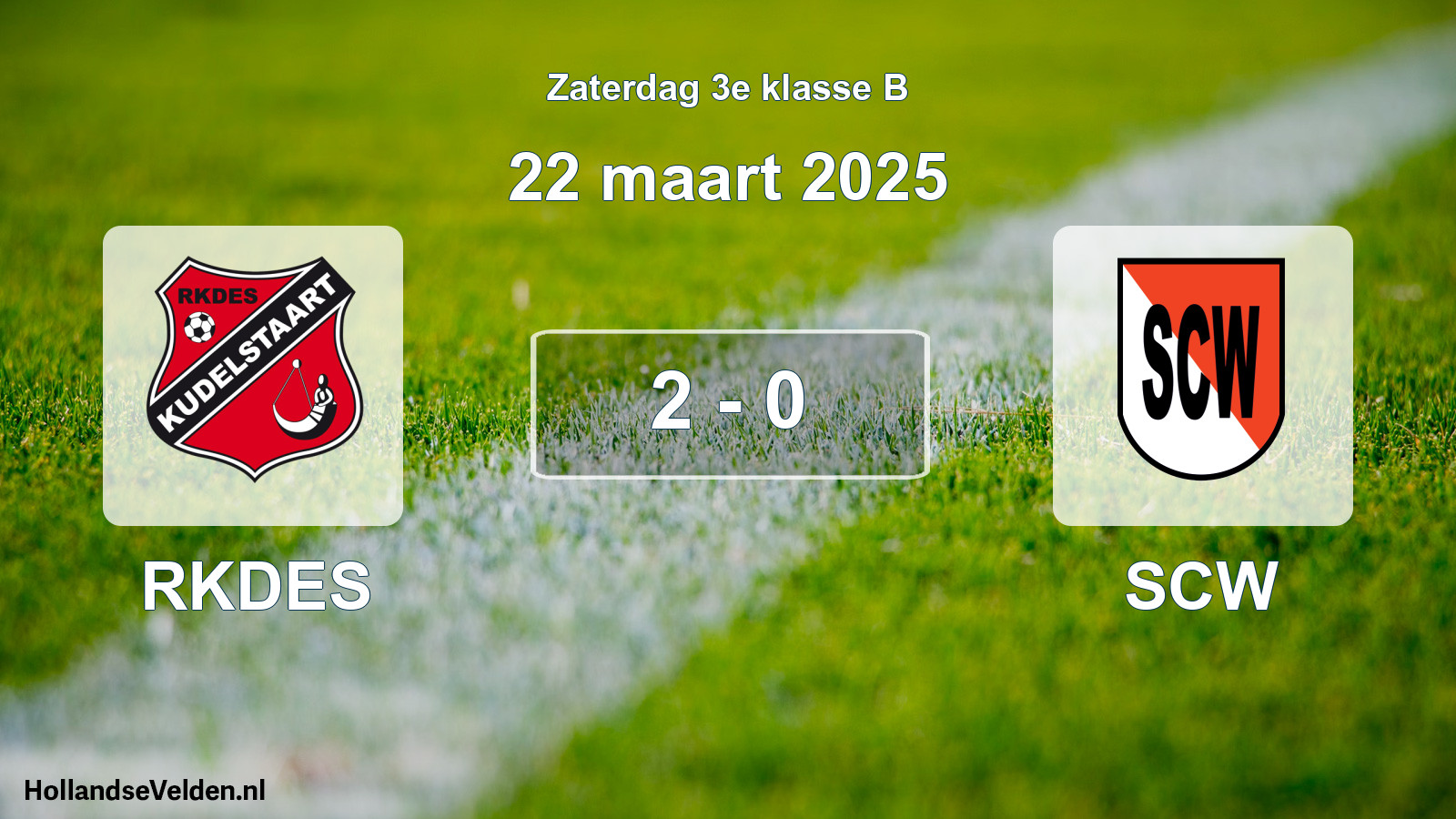 Total number of matches played: RKDES - SCW 2 - 0 (22 March 2025)