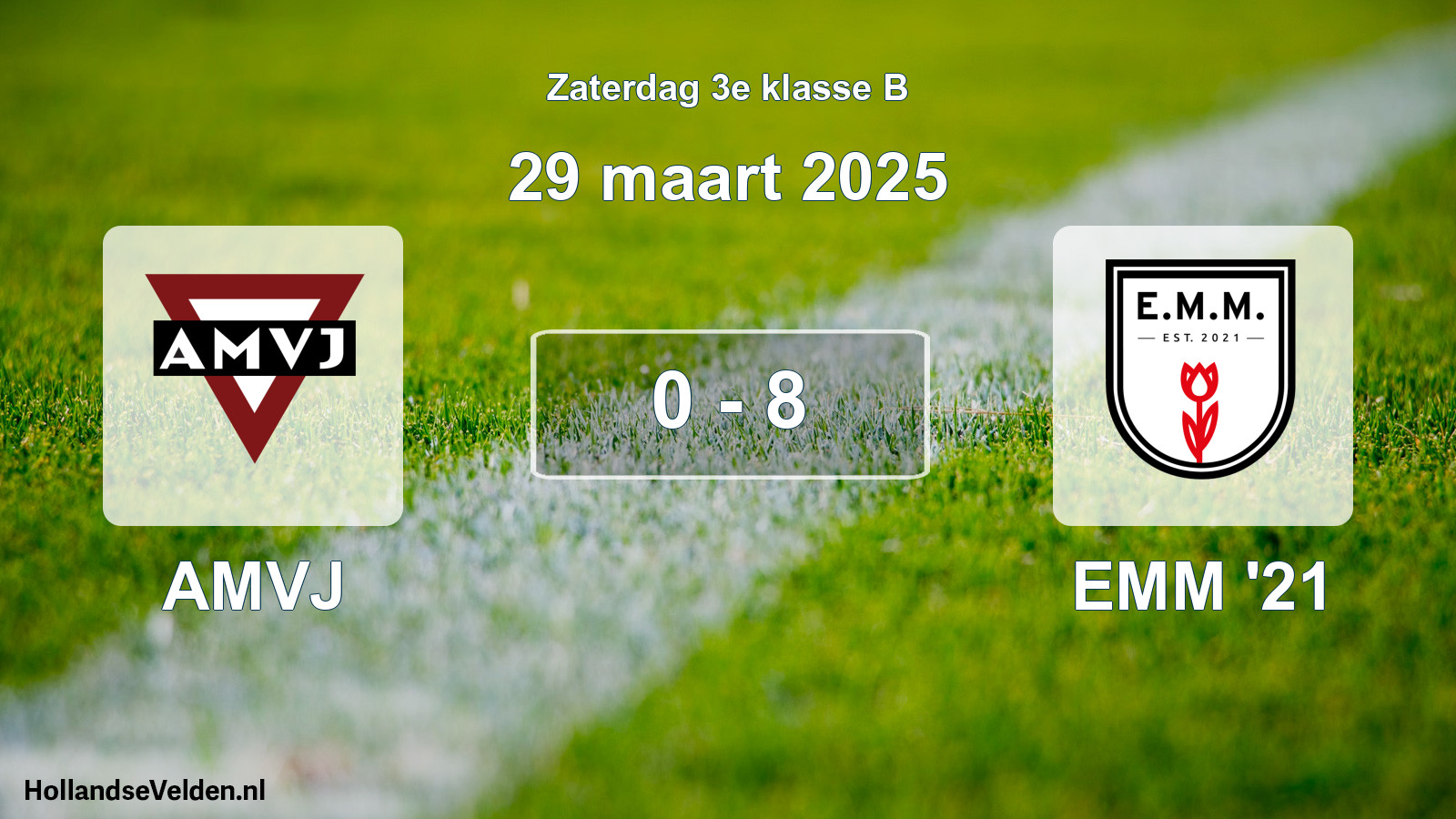 Total number of matches played: AMVJ - EMM '21 0 - 8 (29 March 2025)