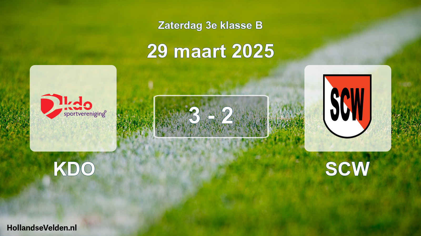 Total number of matches played: KDO - SCW 3 - 2 (29 March 2025)