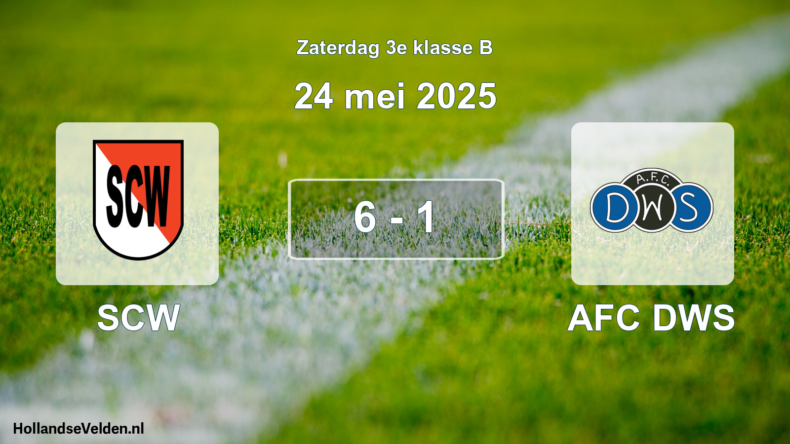 Total number of matches played: SCW - AFC DWS 6 - 1 (24 May 2025)