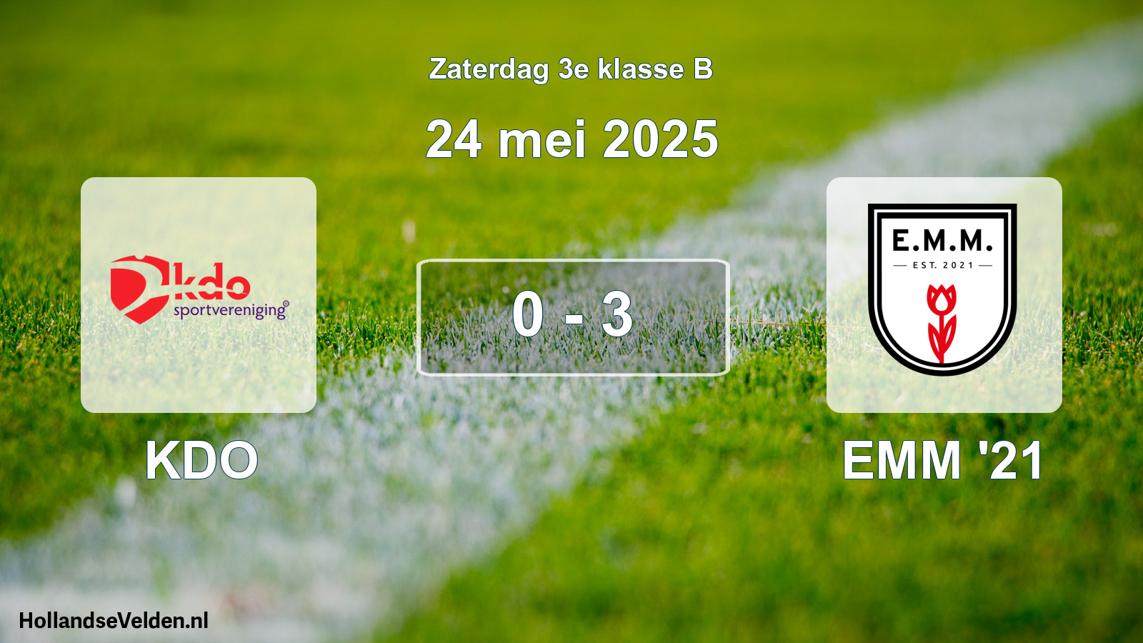 Total number of matches played: KDO - EMM '21 0 - 3 (24 May 2025)