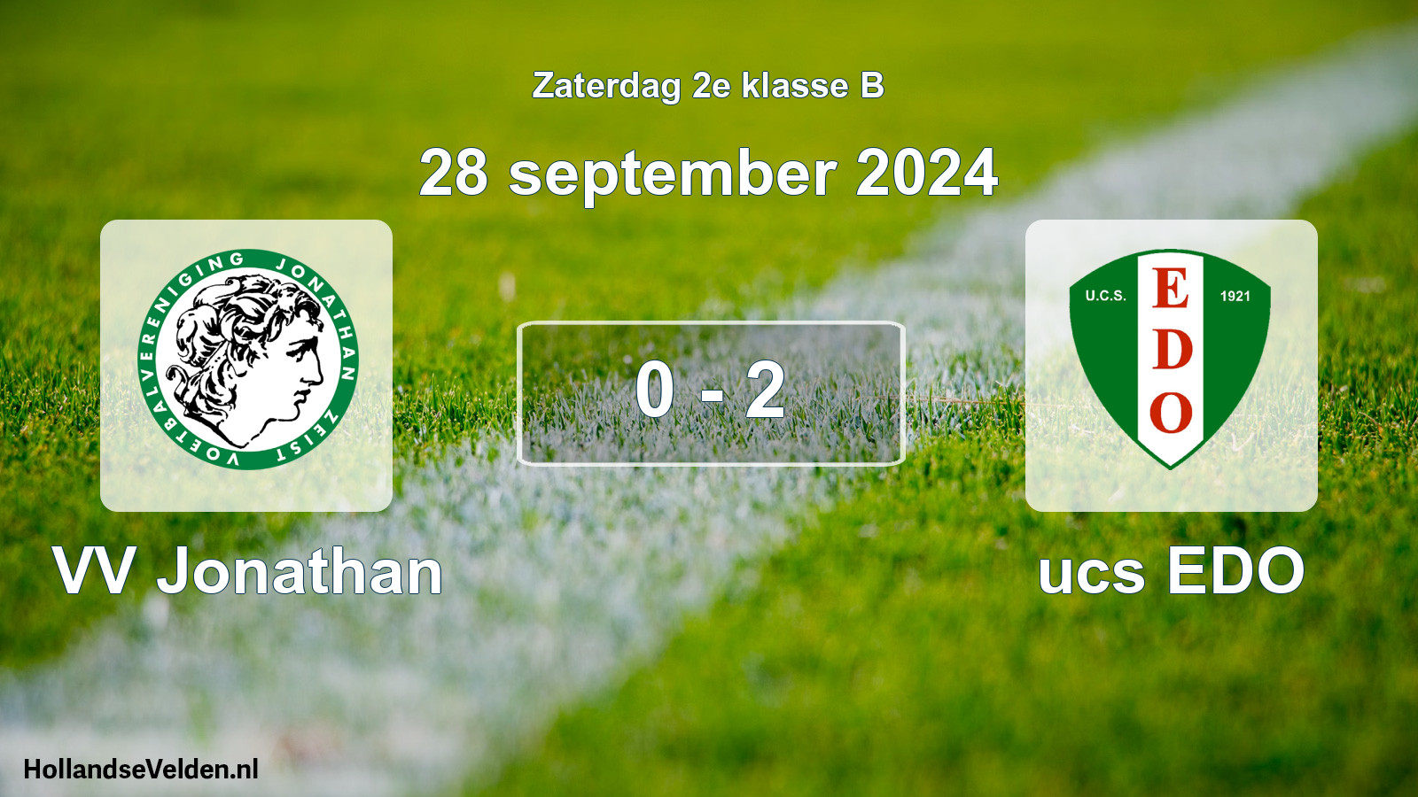 Total number of matches played: VV Jonathan - ucs EDO 0 - 2 (28 September 2024)