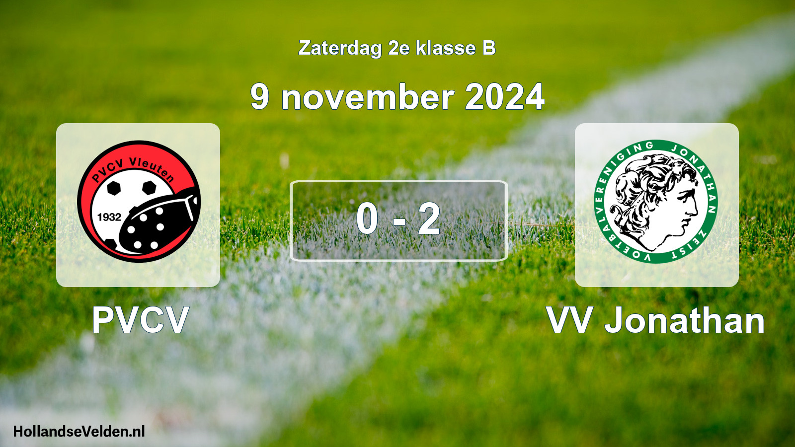 Total number of matches played: PVCV - VV Jonathan 0 - 2 (9 November 2024)