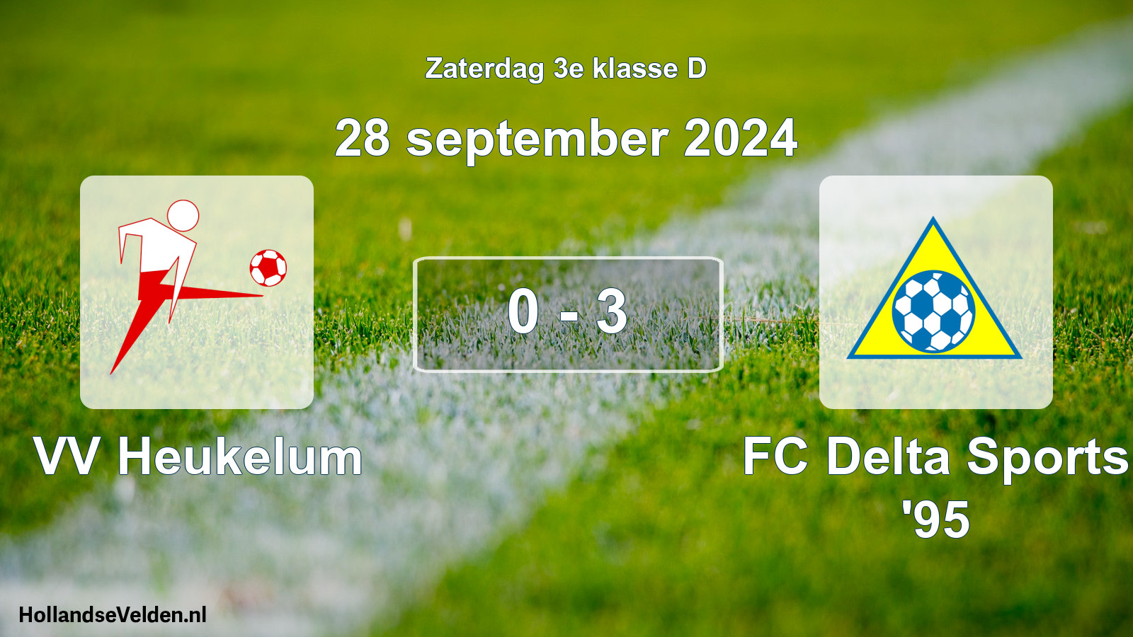 Total number of matches played: VV Heukelum - FC Delta Sports '95 0 - 3 (28 September 2024)