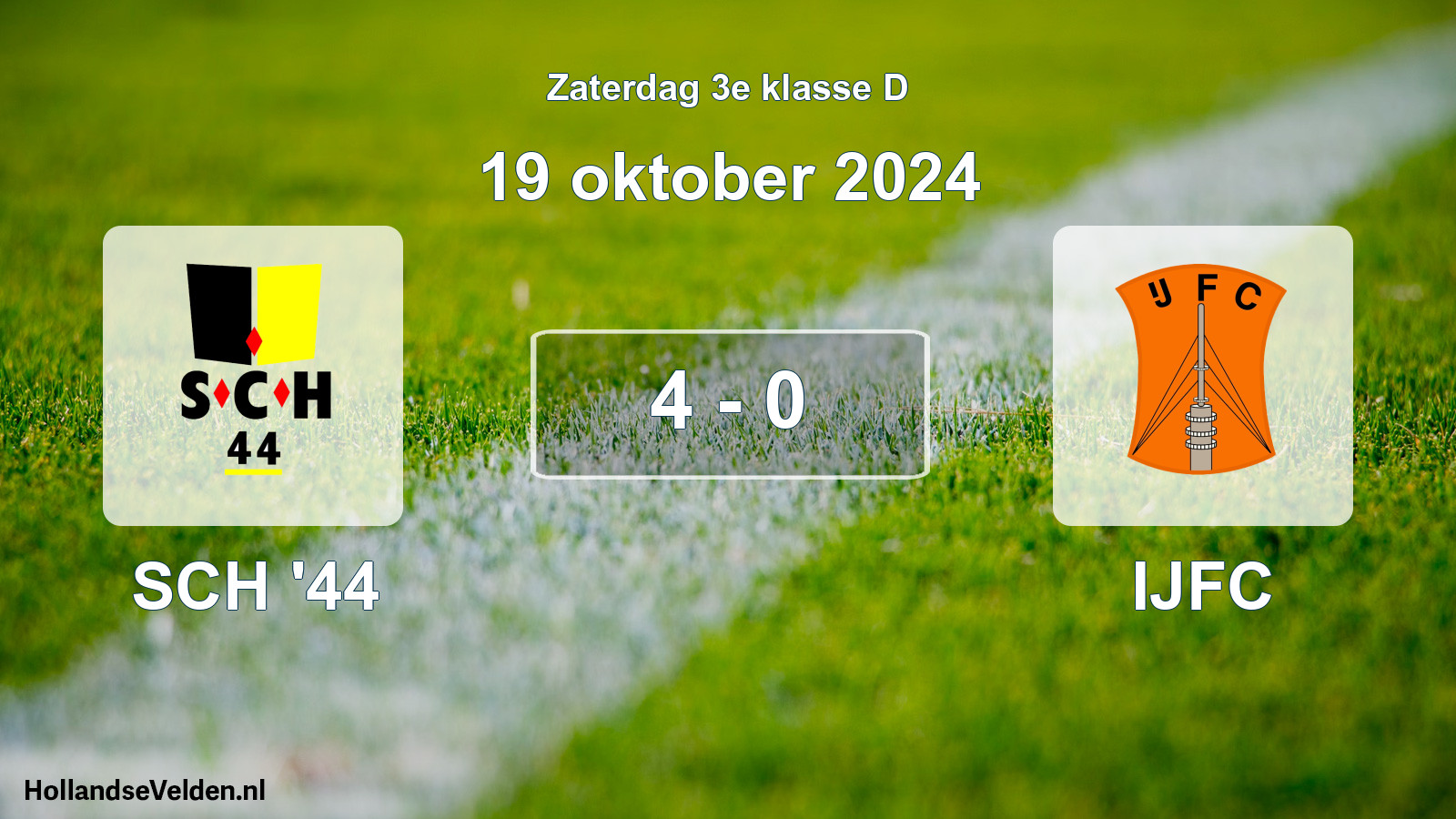 Total number of matches played: SCH '44 - IJFC 4 - 0 (19 October 2024)