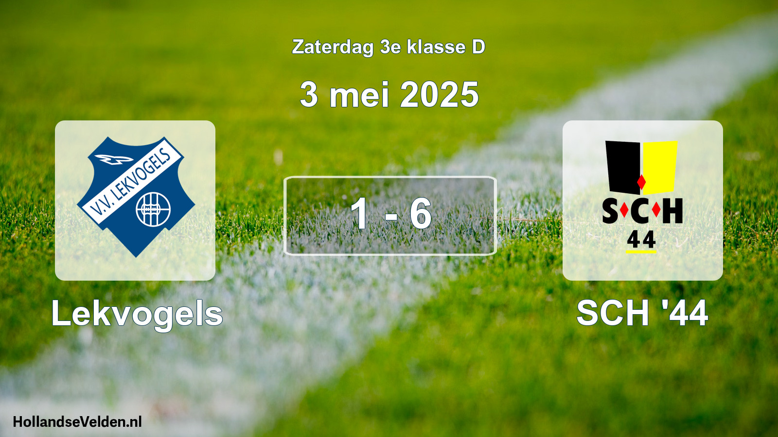 Total number of matches played: Lekvogels - SCH '44 1 - 6 (3 May 2025)