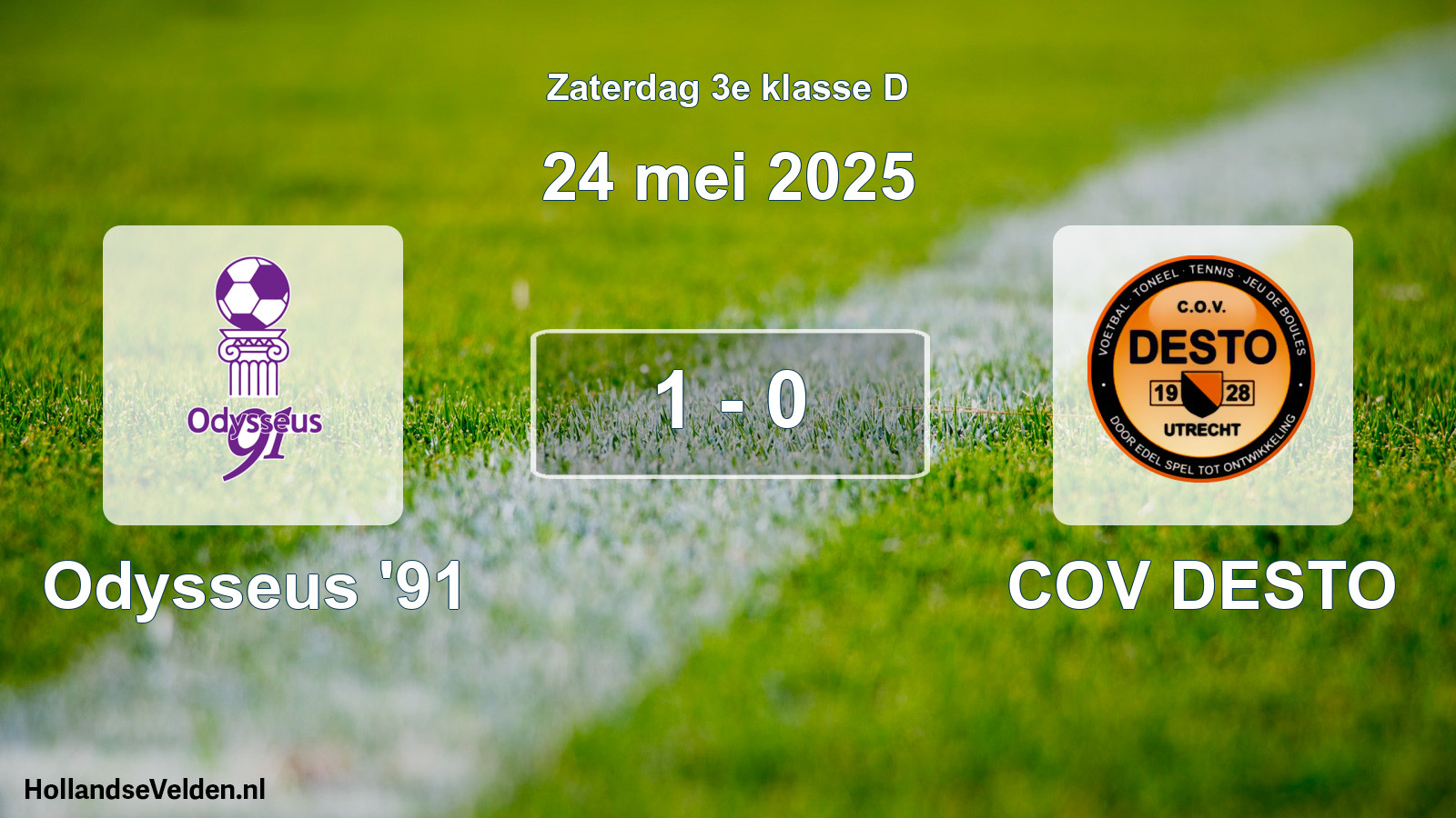 Total number of matches played: Odysseus '91 - COV DESTO 1 - 0 (24 May 2025)