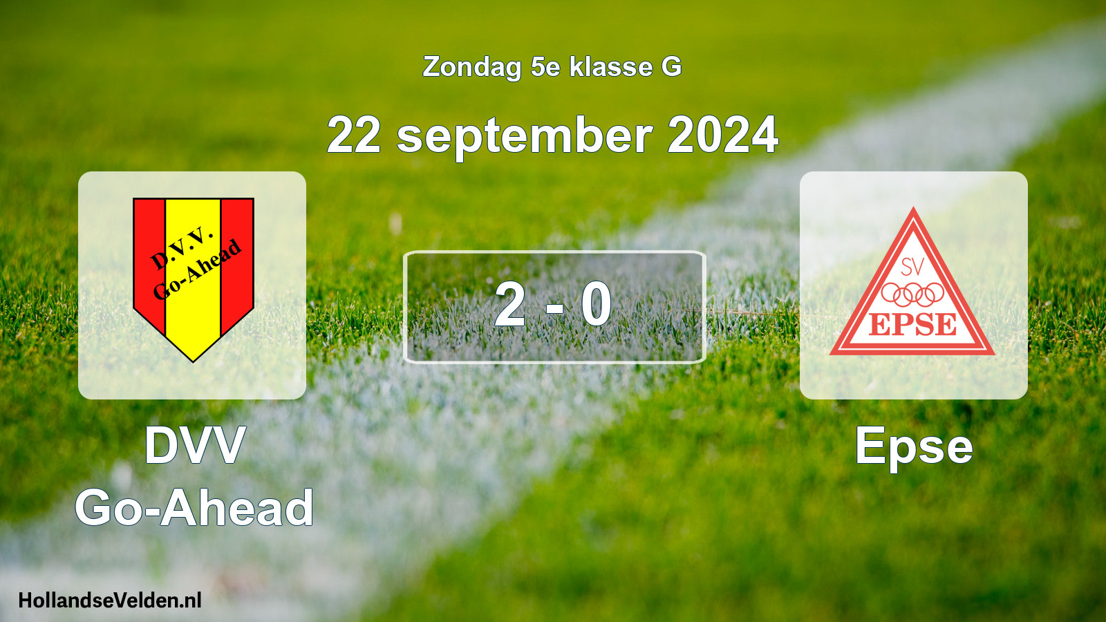 Total number of matches played: DVV Go-Ahead - Epse 2 - 0 (22 September 2024)